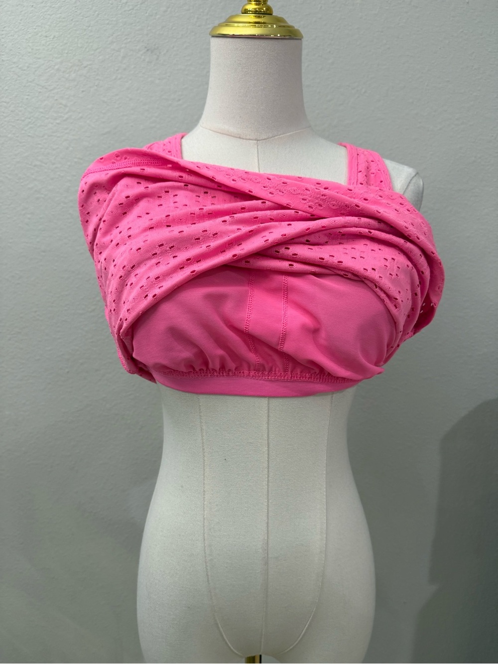 Lilly Pulitzer Asana Bra Tank Havana Pink sz L - Picture 4 of 5
